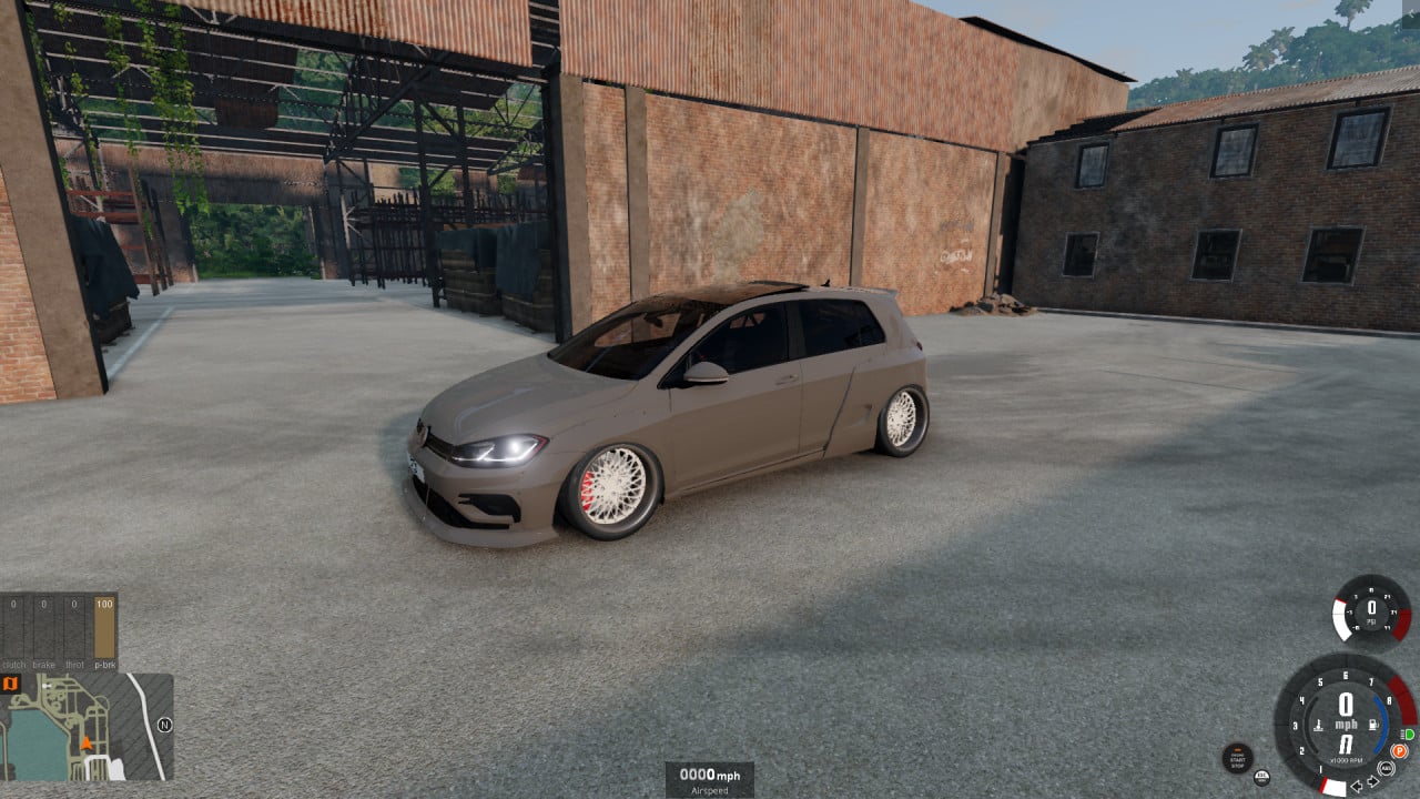 VW Golf 7 Edited (GUNSHOT BACKFIRE/BURBLES, CUSTOM SOUND, WORKING RADIO)